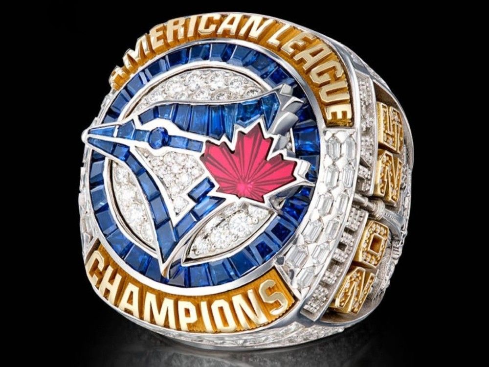 The Toronto Blue Jays' 2025 American League championship ring.