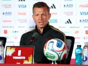 Jesse Marsch, head coach of Canada's national men's soccer team,