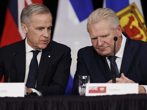 Mark Carney and Doug Ford