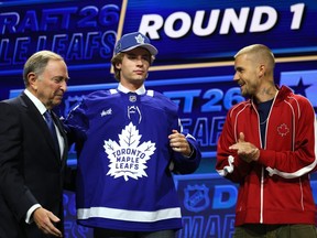 Gary Bettman, Gavin McKenna, and Justin Bieber