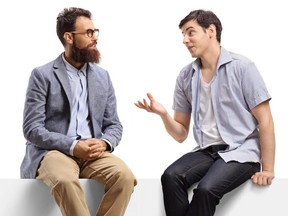 An advice-seeker needs to choose between two suitors.