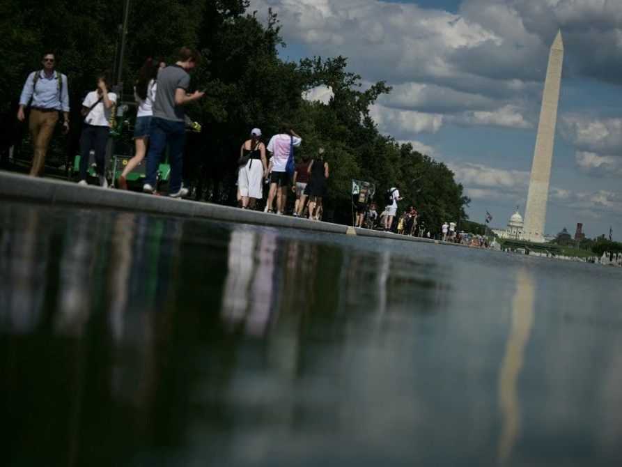 Donald Trump blames ‘terrible vandals’ for Reflecting Pool renovation woes