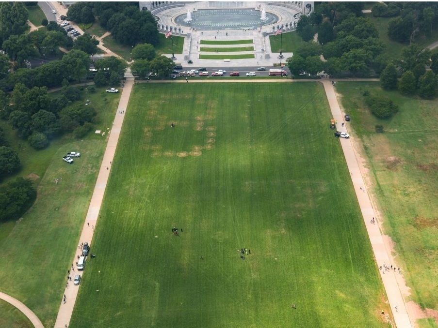 U.S. Park Police probe '8647' anti-Trump markings on National Mall