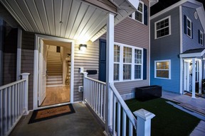 Fake homes are pictured inside the FBI's Kinetic Cyber Range in Huntsville, Alabama.