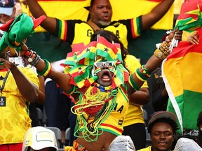Fans of Ghana show their support before the FIFA World Cup 2026 Group L match between Ghana and Panama at Toronto Stadium on June 17, 2026 in Toronto, Ontario.