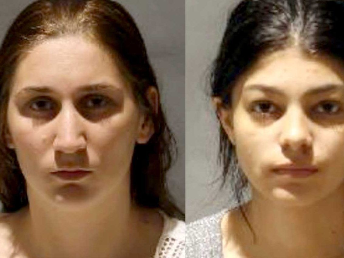 Patricia Ghivea, 20, of Toronto, left, and Loredana Gardian, 23, of Toronto.