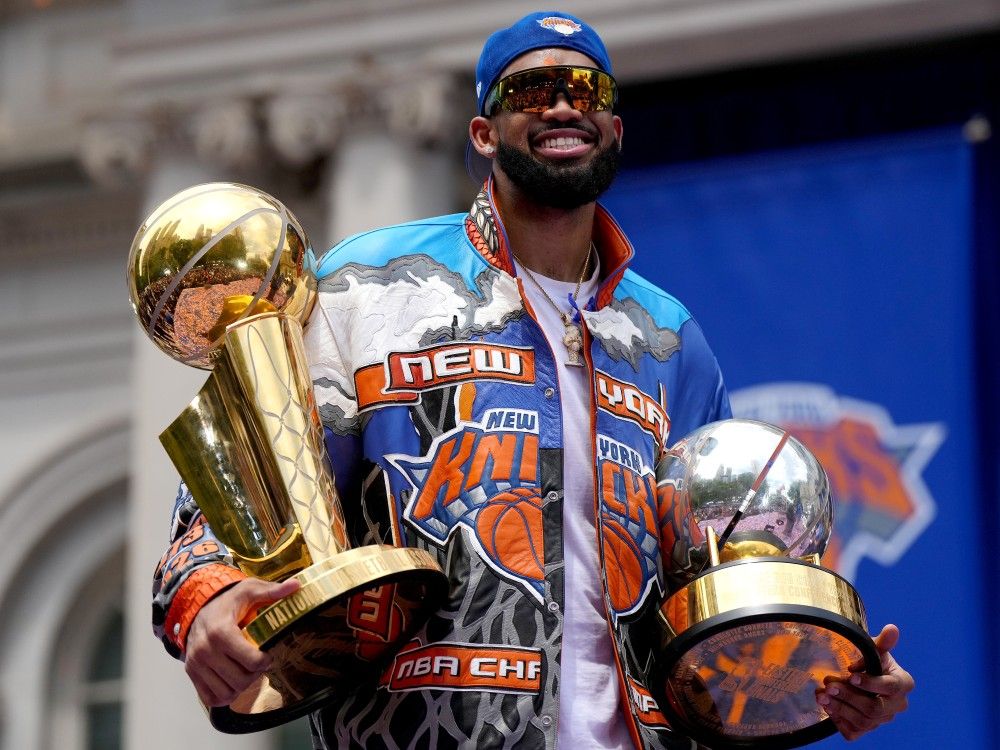 Raptors’ RJ Barrett, Immanuel Quickley get Mamdani shoutout at Knicks’ parade