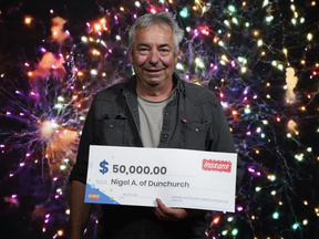 Lottery winner Nigel A