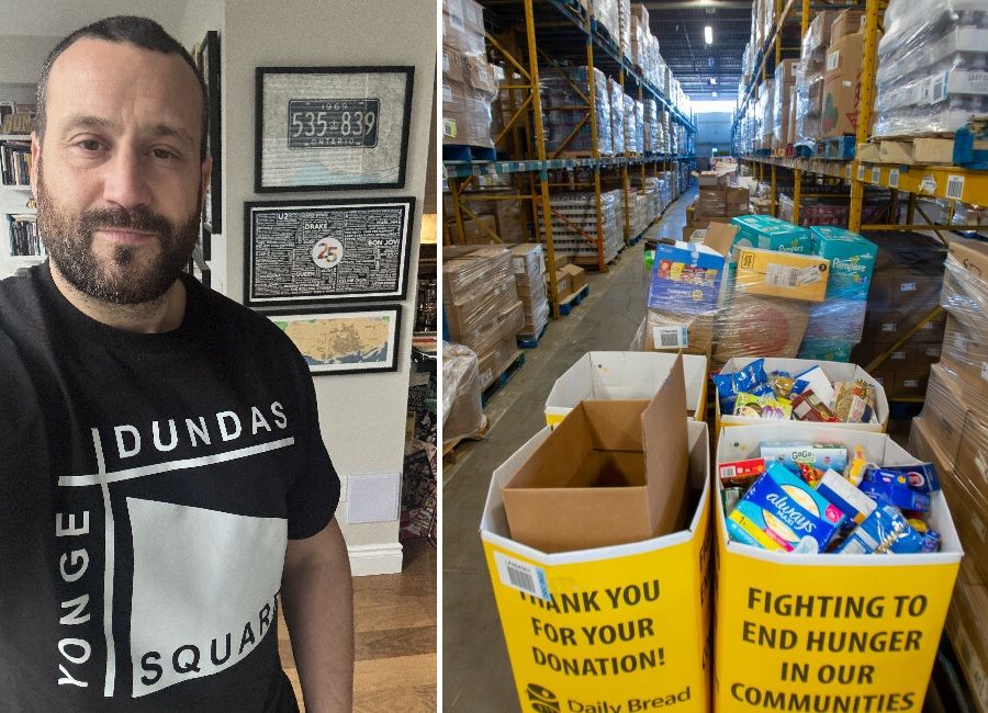 Yonge-Dundas T-shirt sales lead to $20,000 food bank donation