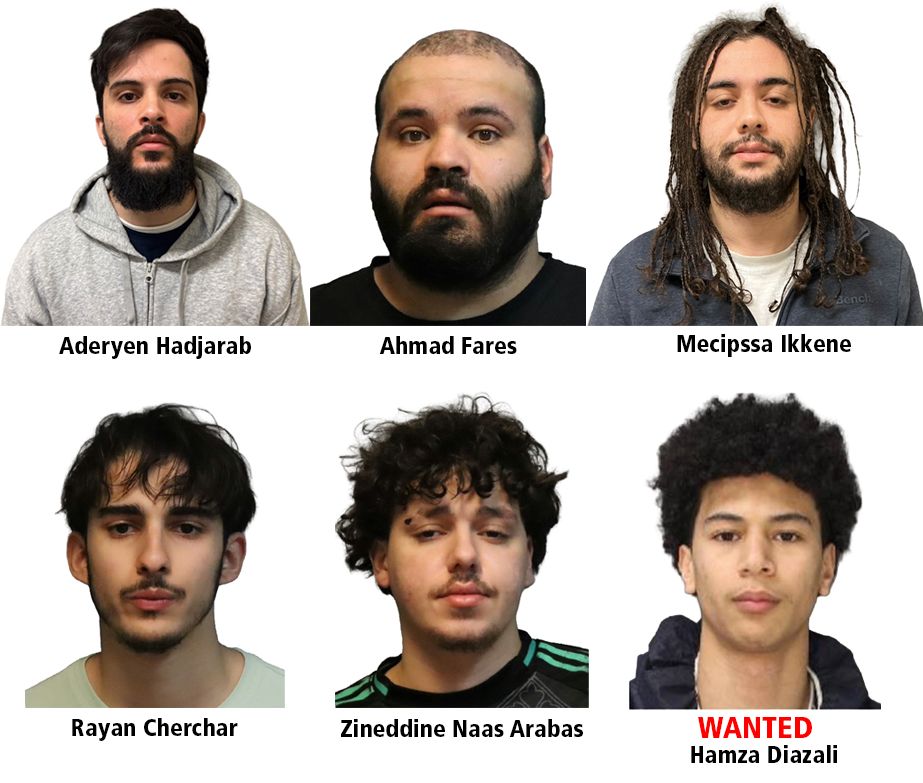 5 suspects nabbed in a Greater Toronto Area auto theft ring