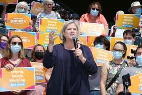 Hamilton mayor Andrea Horwath. Horwath is looking for a second term as mayor. Most likely, her strongest challenges will come from Keanin Loomis and Rob Cooper. Loomis narrowly lost to Horwath in the 2022 municipal election.