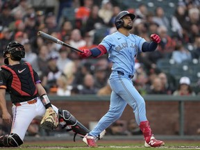Jonatan Clase hits a three-run home run