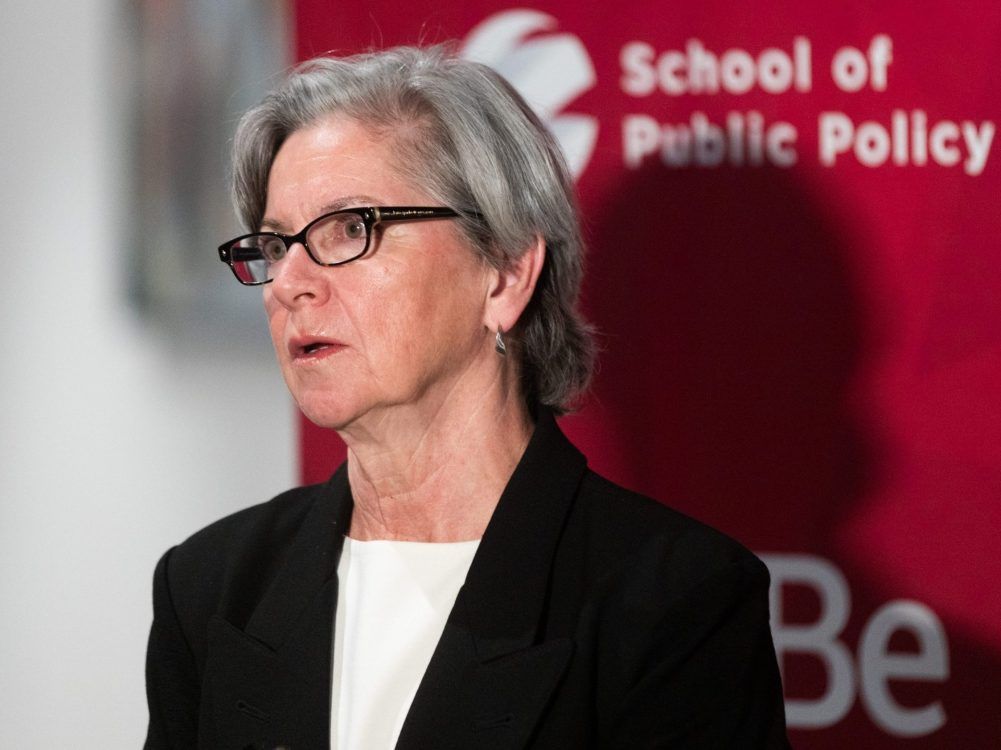Martha Hall Findlay, Director of the University of Calgary's School of Public Policy.