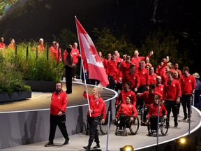 Canadian team at Commonwealth Games opening ceremony