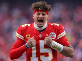 Patrick Mahomes of the Kansas City Chiefs.