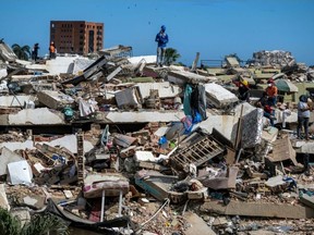 Tens of thousands of people are unaccounted for. (Miguel MEDINA/POOL/AFP)