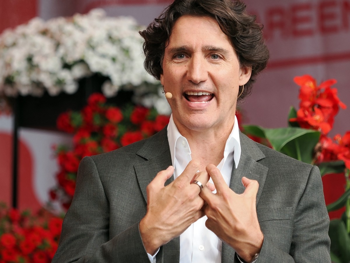  Canada’s former prime minister Justin Trudeau speaks during the societal and political discussion festival SuomiAreena in Pori, Finland on June 25, 2026.