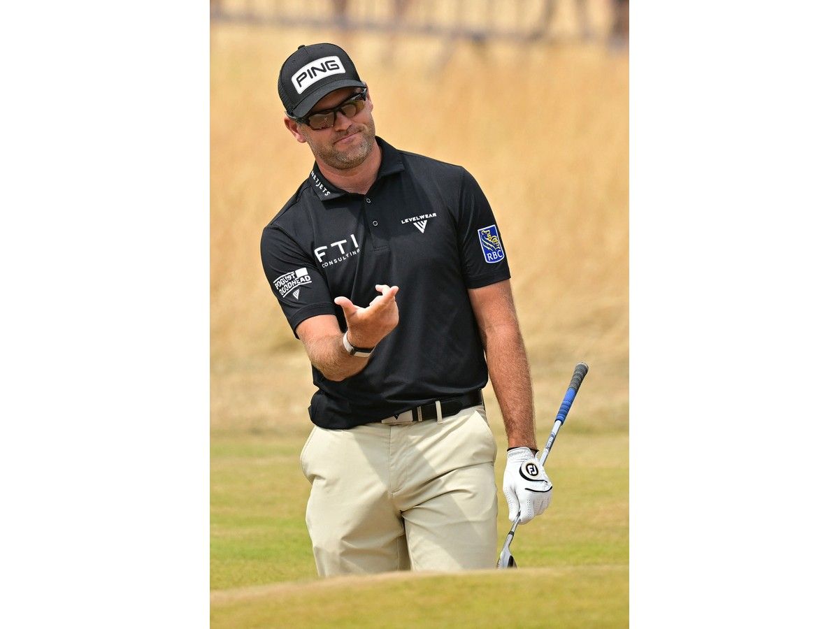 Conners rides late birdie binge at Royal Birkdale to gain weekend momentum