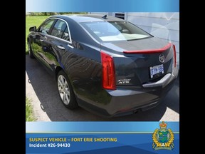 The suspect’s vehicle