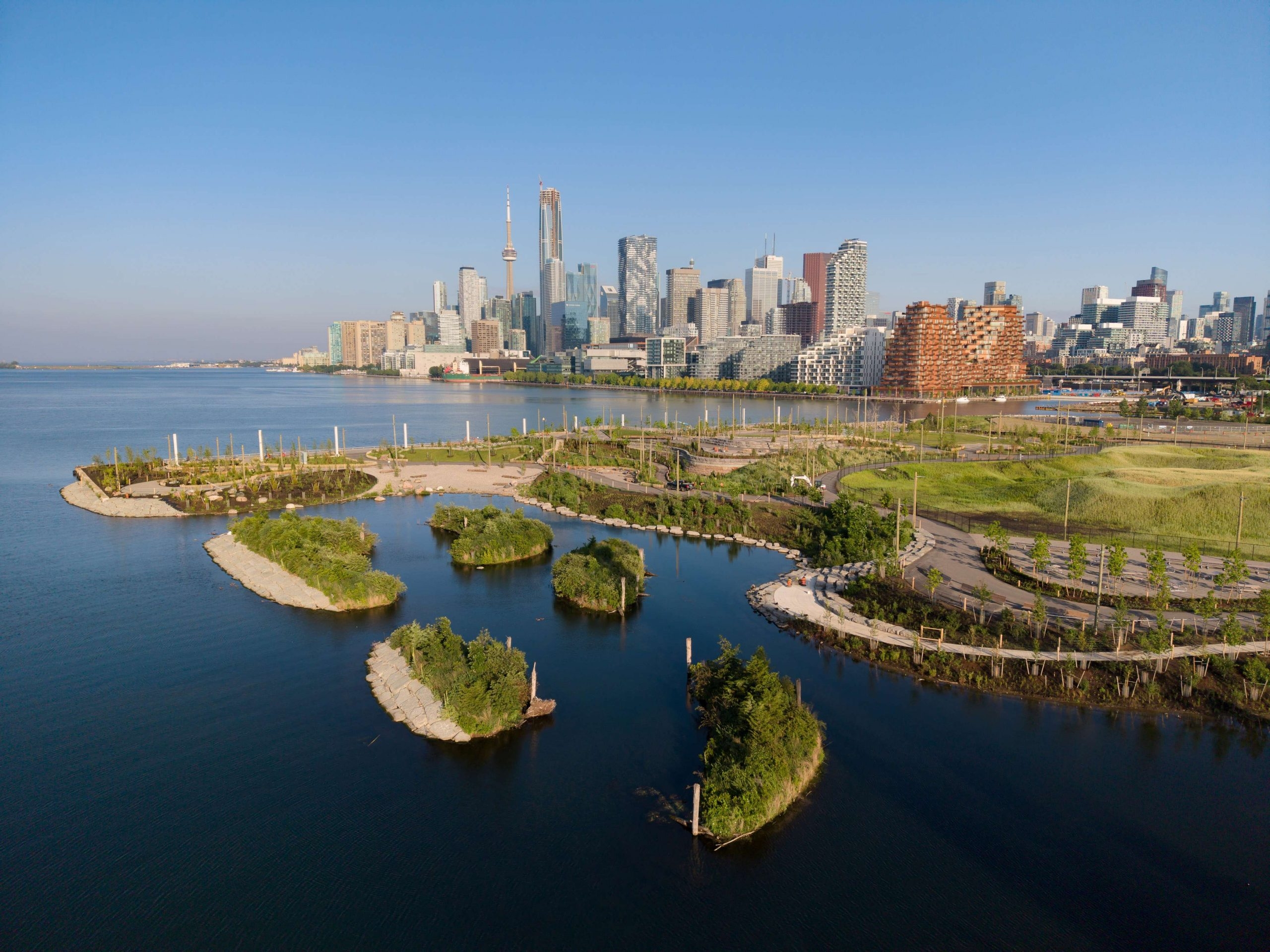 Biidaasige Park Adds 10 Acres of New Waterfront Public Space