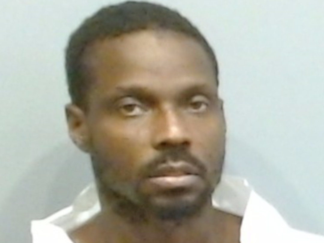 Mugshot of Ciarre Campbell, brother of NFL star Calais Campbell. He has been charged with killing their mother.