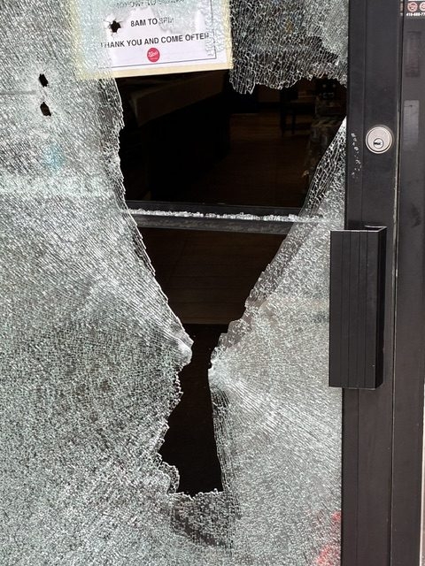 The Kiva’s Bagel Bar at Yonge St. and St. Clair Ave. W. was one of two locations targeted as part of suspected hate-motivated violence against the Jewish-owned bakery chain on Sunday, July 26, 2026. TORONTO SUN PHOTO