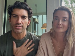 Justin Baldoni and his wife Emily have broken their silence on Blake Lively's lawsuit.