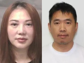 Ying "Amy" Tang, left, and Jianwei "John" Fan, right.