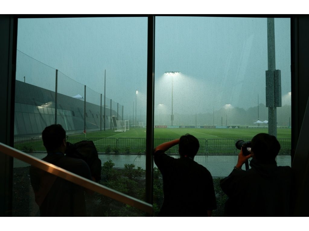 Storms hit New Jersey on Saturday. (PATRICIA DE MELO MOREIRA/AFP)