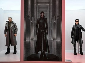 UBTech doesn’t shy away from sci-fi associations, showing off its bots with outfits and visuals inspired by video games. (ADEK BERRY/AFP)