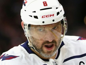 NHL all-time leading goal-scorer Alex Ovechkin.