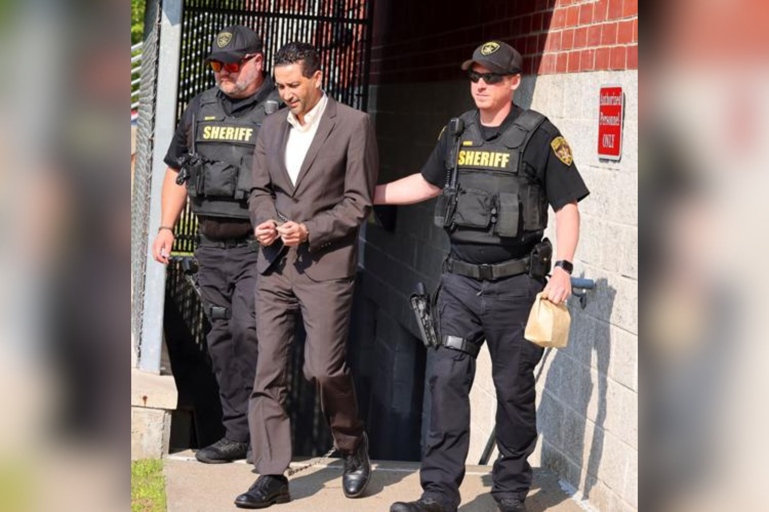  Luciano Frattolin leaves Essex County Court in New York on Monday, July 27, 2026.