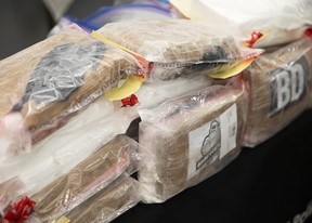 Some of the drugs seized by Halton police in Project Jester, which took in a record $5 million haul of cocaine and methamphetamine