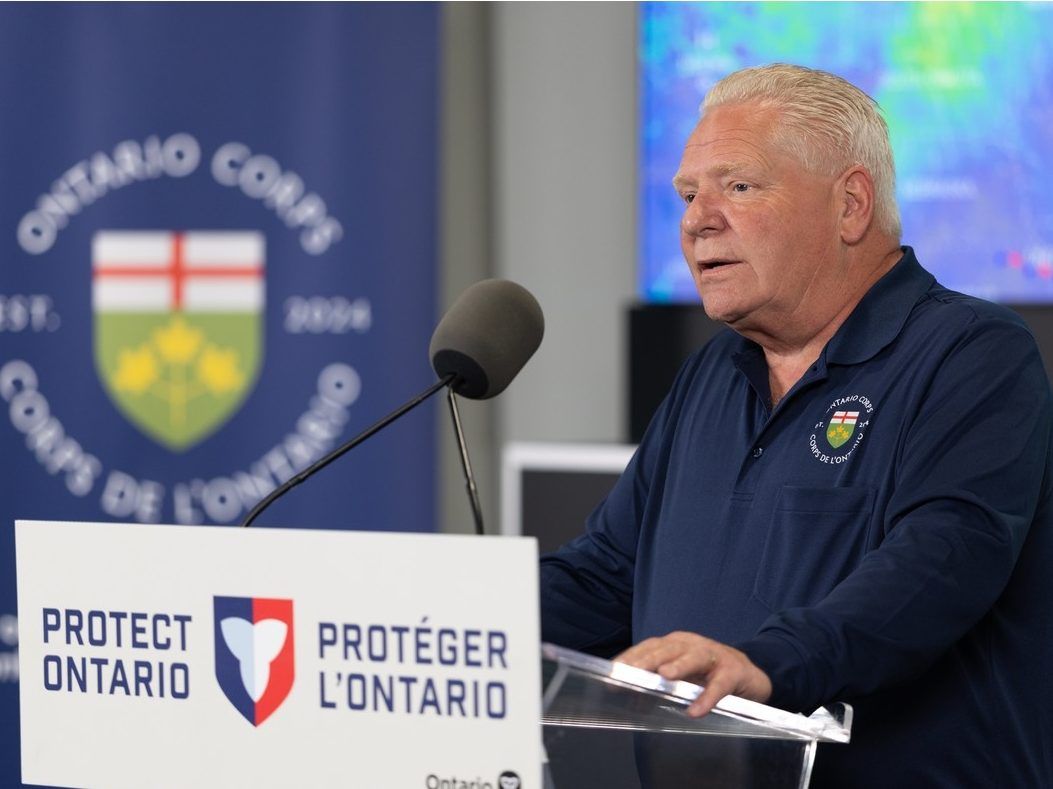 Ontario Premier Doug Ford fires back at U.S. President Trump over tariff threats, highlighting Canada's help in past U.S. disasters.