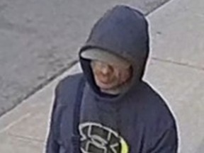 A suspect wanted by Toronto Police.