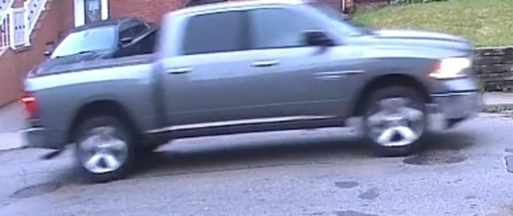 Toronto Police said they would like to speak to the driver of this silver Dodge Ram pickup truck. Toronto Police said they would like to speak to the driver of this silver Dodge Ram pickup truck.