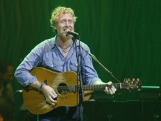 Glen Hansard performs at a Joni Mitchell tribute in Toronto on June 19, 2013.