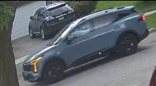 A Kia SUV sought by Peel Regional Police. A Kia SUV sought by Peel Regional Police.
