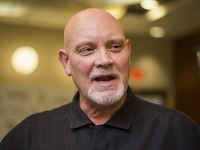 Former Toronto Blue Jays pitcher Duane Ward seen during a Back2Back 25th Anniversary Reunion Dinner held at the Westin Harbour Castle in Toronto on Tuesday, Oct. 23, 2018.