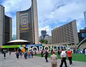Nathan Phillips Square during World Cup