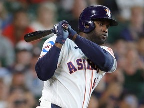 Yordan Alvarez of the Houston Astros.