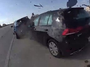 Speeding car