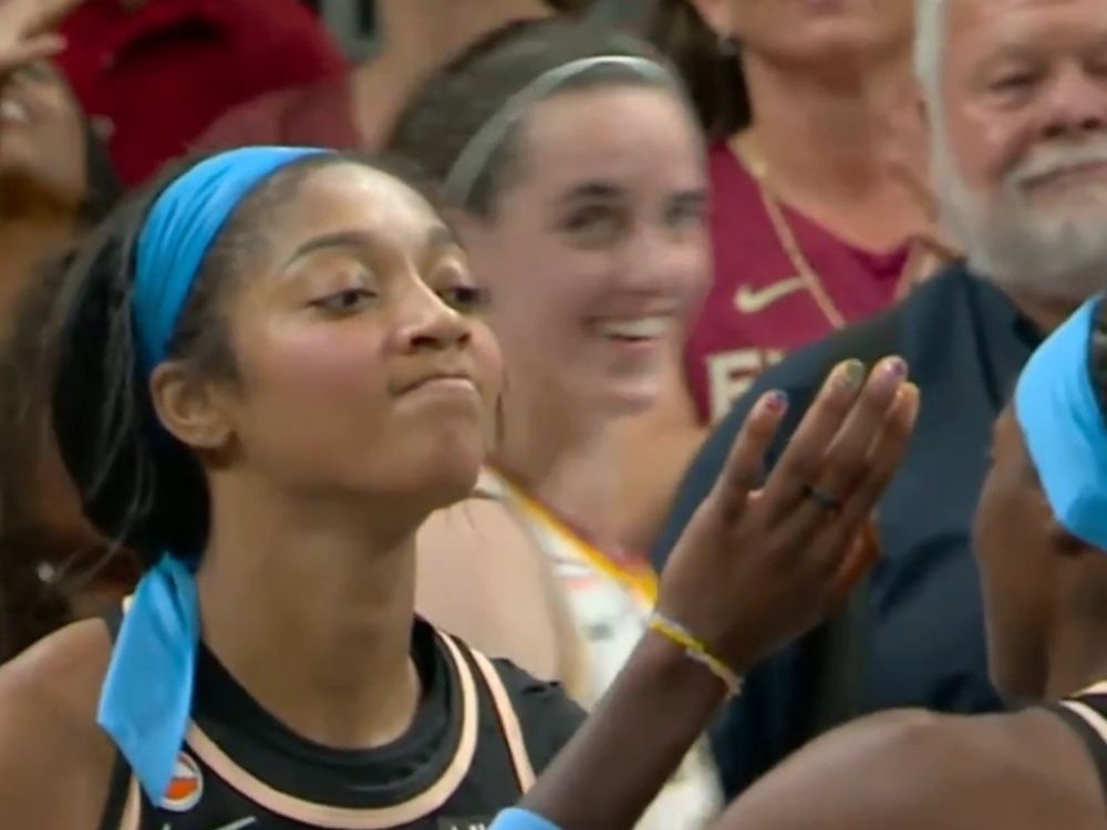 Was Caitlin Clark laughing at Angel Reese behind her back after missing game-winning layup?