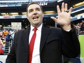 Owner Jed York of the San Francisco 49ers is seen on the field prior to a game against the Seattle Seahawks in 2022.