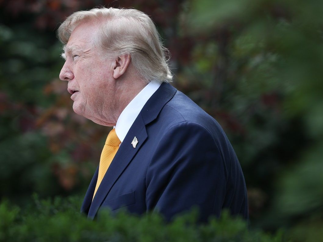 U.S. President Donald Trump speaks