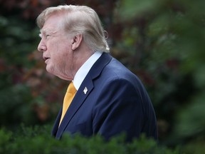 U.S. President Donald Trump speaks