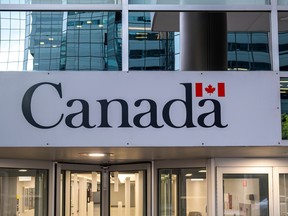 Government of Canada sign