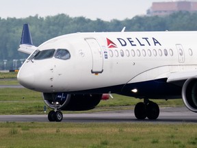 A Delta Airlines flight