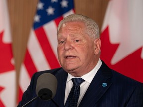 Ontario Premier Doug Ford was photographed in Toronto on Wednesday, June 10, 2026. (Peter Power/Postmedia Network)
