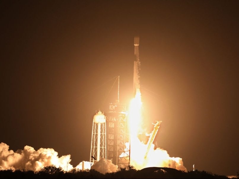 A SpaceX Falcon 9 rocket, carrying Firefly Aerospace’s Blue Ghost and ispace’s Resilience lunar landers, lifts off from Launch Complex 39A at the Kennedy Space Center in Cape Canaveral, Florida, on January 15, 2025. (Gregg Newton/AFP/Getty Images) A SpaceX Falcon 9 rocket, carrying Firefly Aerospace’s Blue Ghost and ispace’s Resilience lunar landers, lifts off from Launch Complex 39A at the Kennedy Space Center in Cape Canaveral, Florida, on January 15, 2025. (Gregg Newton/AFP/Getty Images)